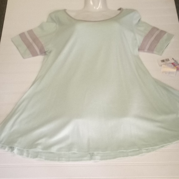 LulaRoe Contrasting Trim Perfect T Tunic Top - Picture 2 of 12